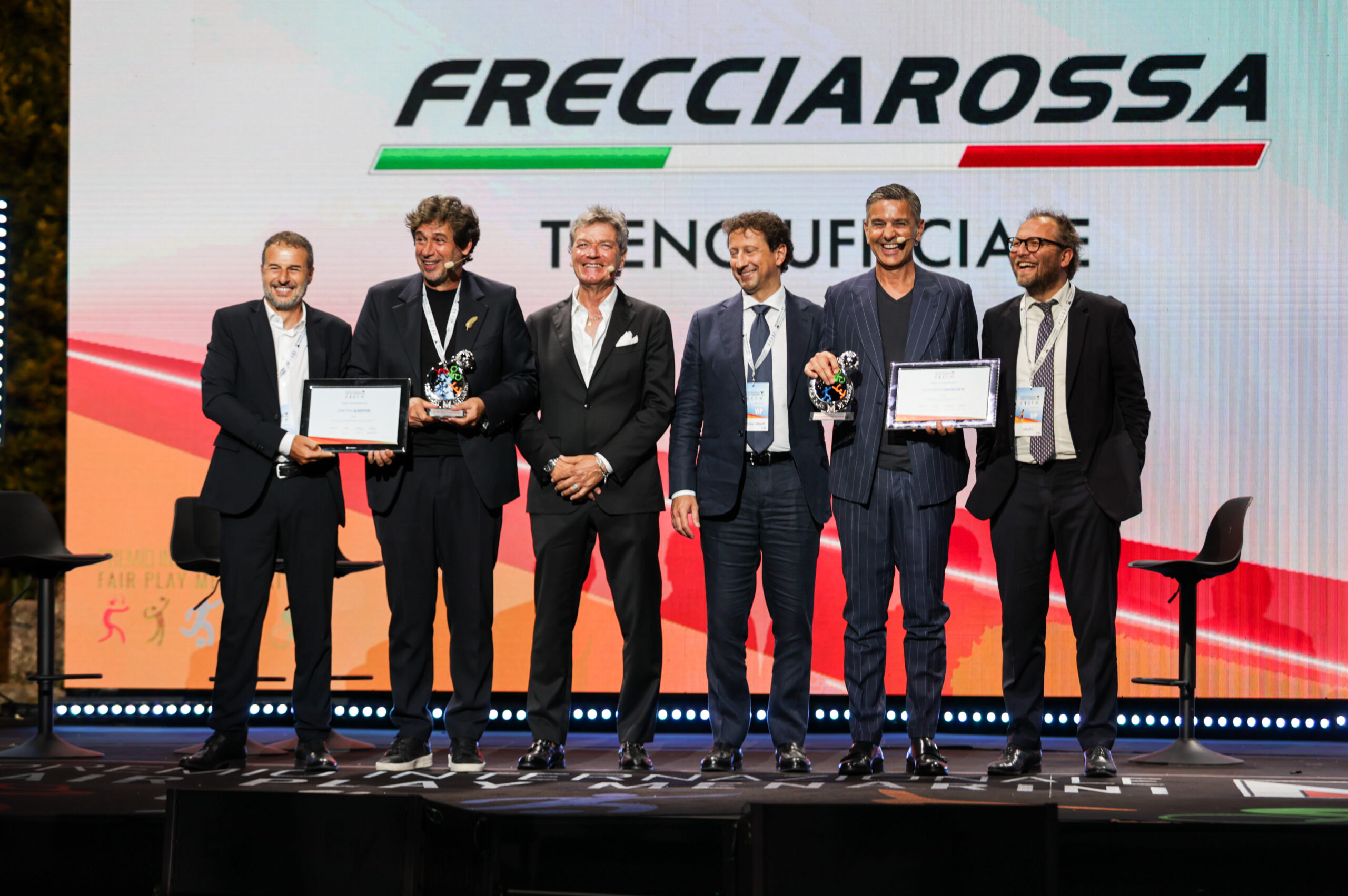 Fabio Insenga, Demetrio Albertini, Giancarlo Antognoni, Francesco Sorgoni, Alessandro Costacurta, Luca Lotti