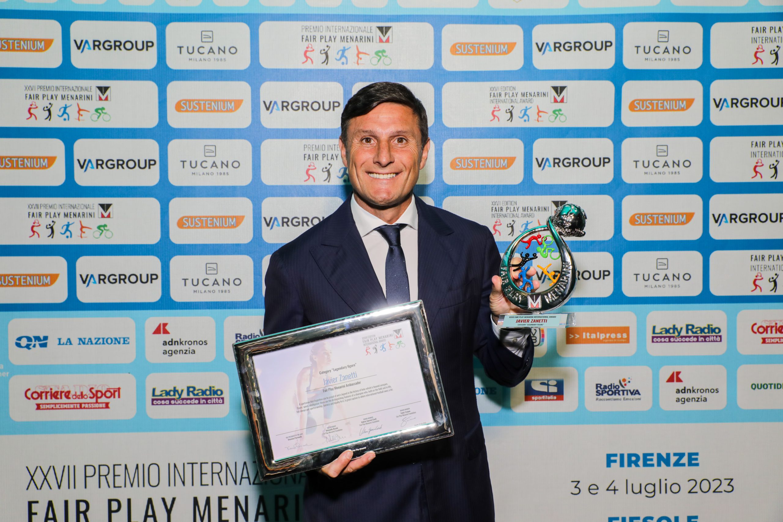 JAVIER ZANETTI, Kategorie “Legendäre Persönlichkeit”